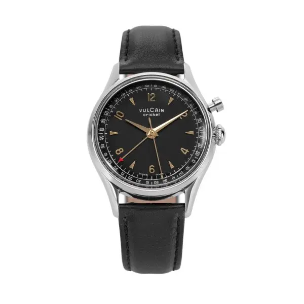 Vulcain Cricket Tradition 36 mm - Black/Gold -