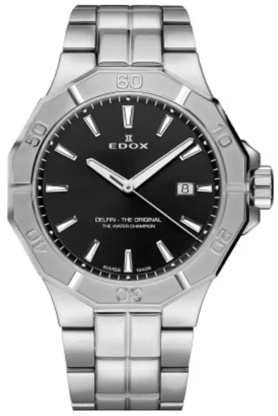 EDOX Delfin Quartz Date 53021-3M-NIN