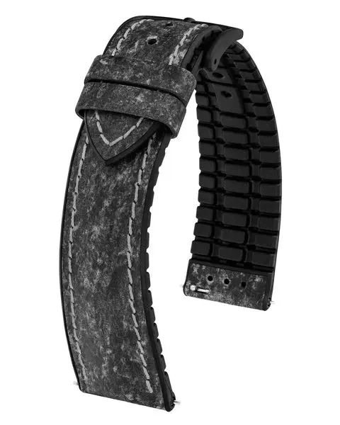 Řemínek Hirsch Stone - černý