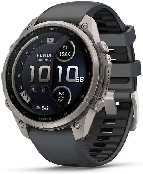 Garmin fenix® 9 Pro – inReach 47 mm, AMOLED, Titanium - Graphite Black