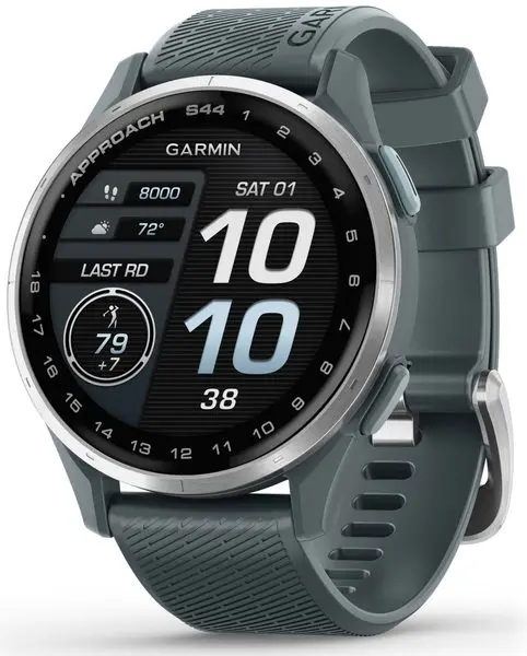 Garmin Approach® S44 Silver, silikonový řemínek Twilight 010-03009-01