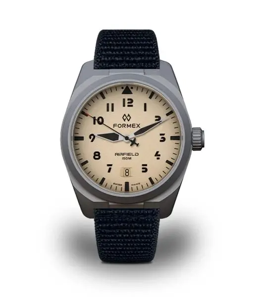 Formex AirField Automatic Desert Sand Black Nylon-Velcro 0661.1.6556.822