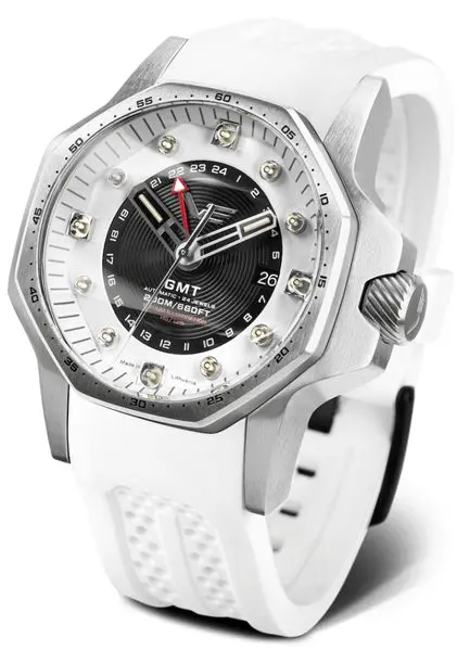 Vostok Europe Atomic Age Fermi Line NH34-640A702 - Černý silikonový řemínek