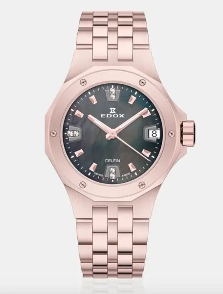 EDOX Delfin The Original Diver Date Lady 53100-37RM-NANRND