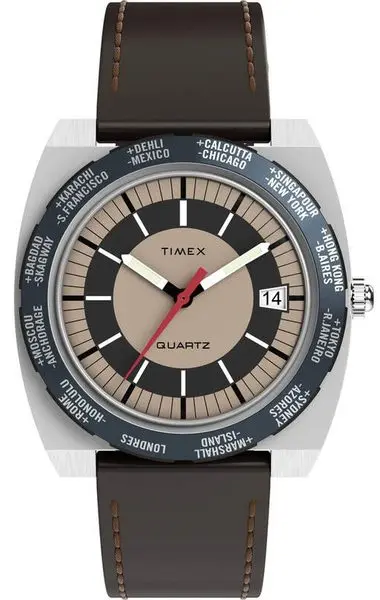 Timex Q Vintage 1972 World Time Reissue TW2Y31300UK