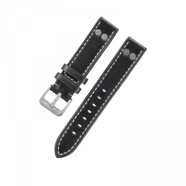 Řemínek Laco Pilot - black - 18 mm - L – Standardní délka (doporučujeme)