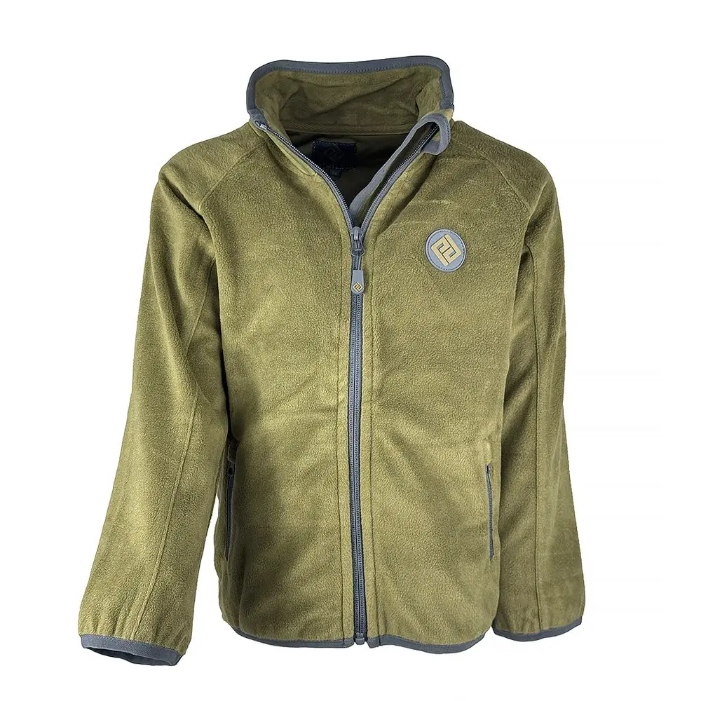 Outdoorová fleezová mikina na zip Pidilidi PD1171-14 Khaki -