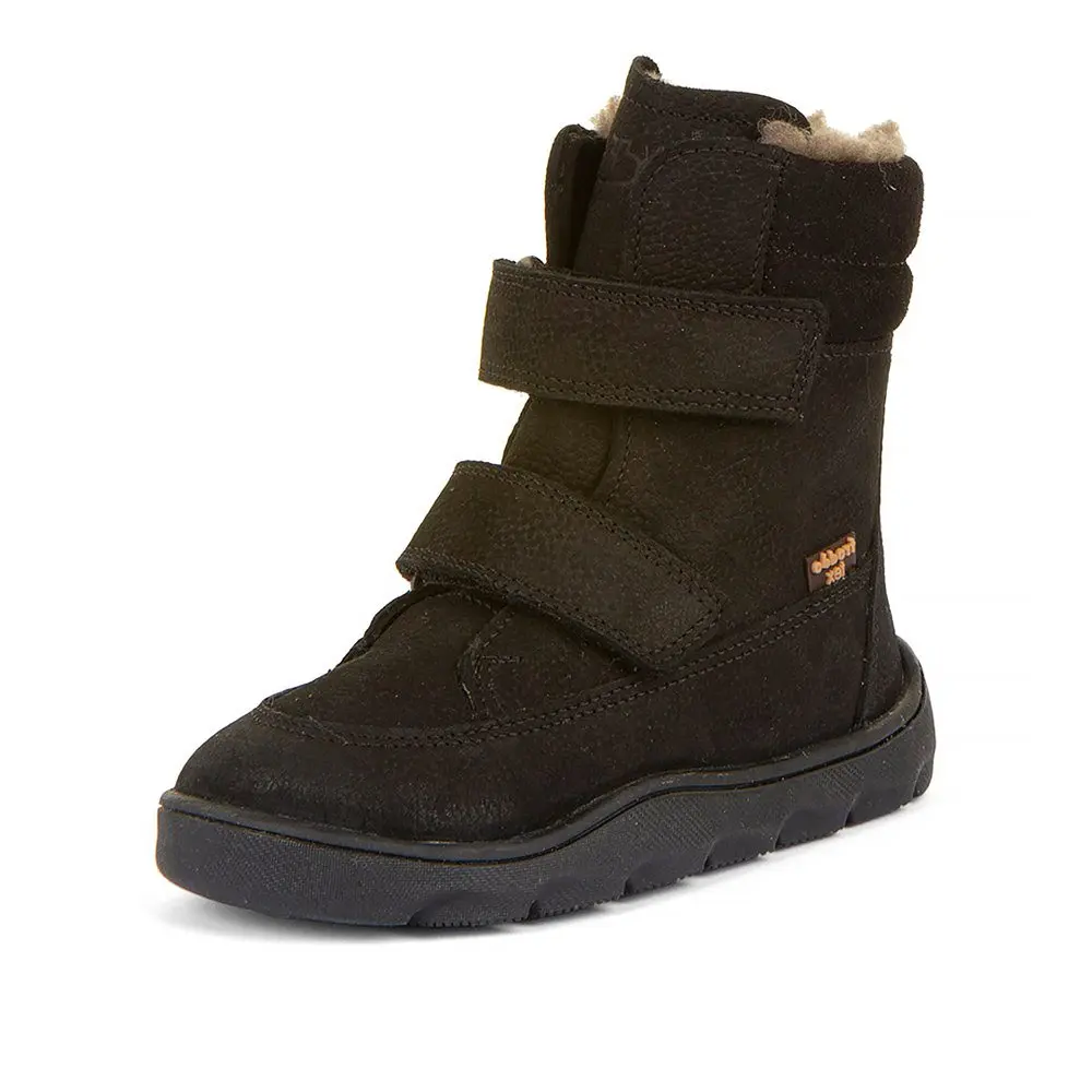 Dívčí zimní barefoot boty ZERU TEX WINTER Black, Froddo, G3160240-7, černá - 36