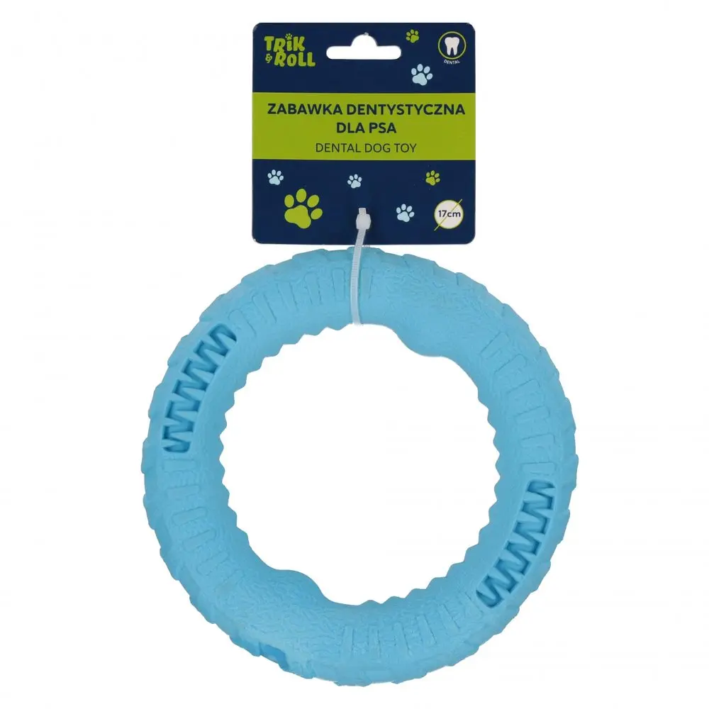 Hračka pro mazlíčky dentální pro psy modrá 17 cm, Wiky, W061375