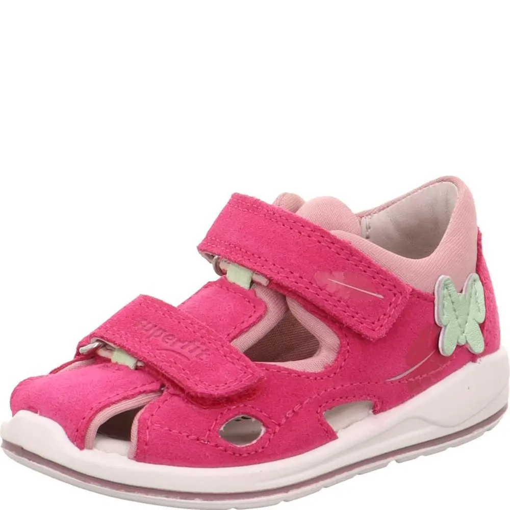Dívčí sandály BOOMERANG Pink/Pink Superfit 1-000869-5500 růžová