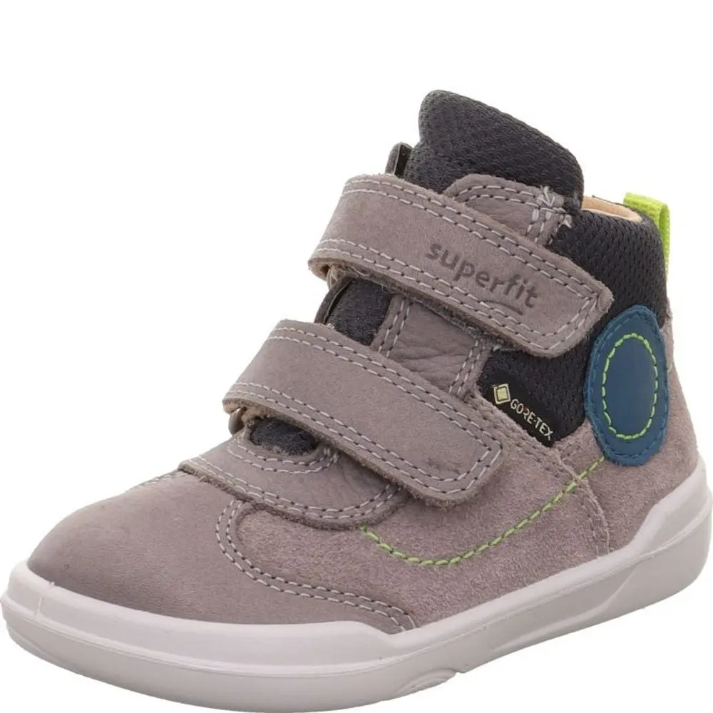 Dětská celoroční barefit obuv Superfit SUPERFREE GTX Grey/Blue 1-000544-2010 -
