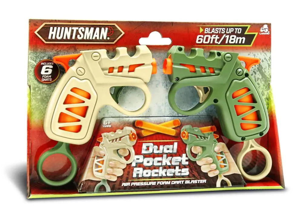 Huntsman pistole kapesní natahovací 13 cm 2ks set