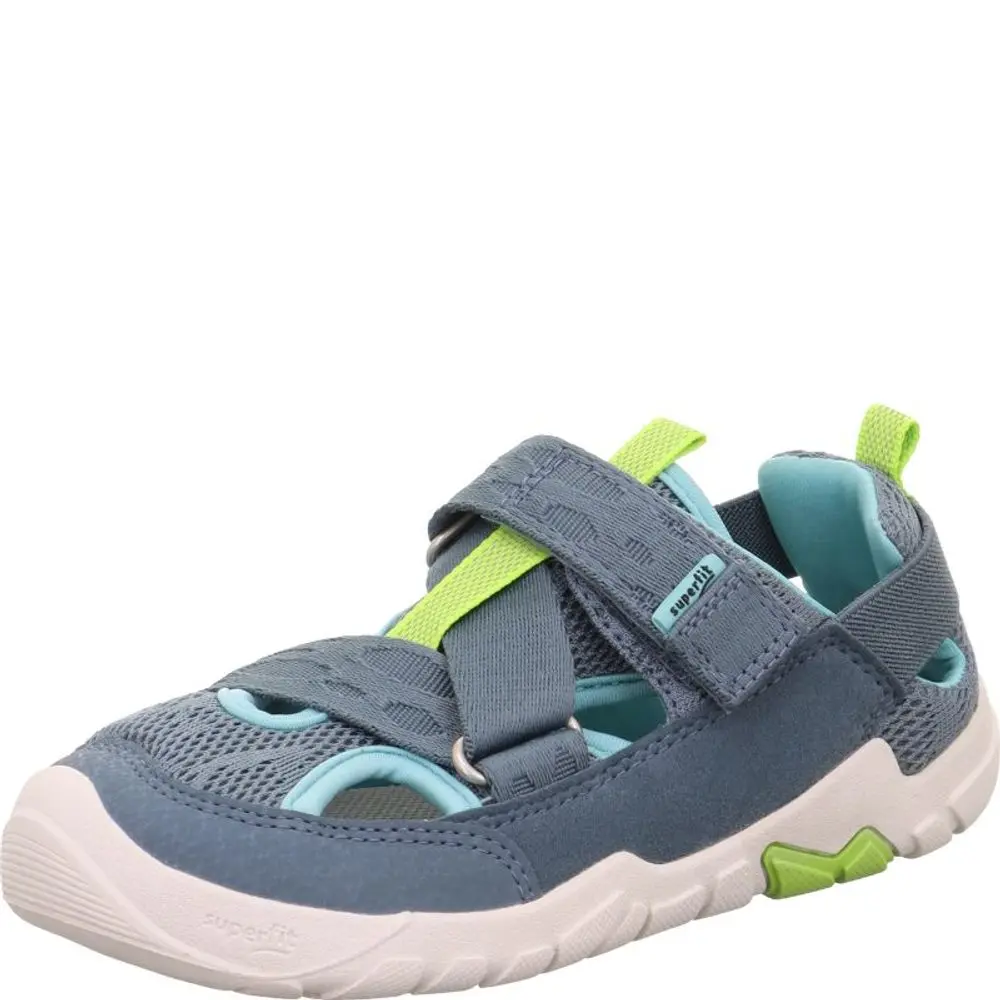 Chlapecké barefit sandály TRACE Blue/Light green Superfit 1-006029-8000 modrá - 28
