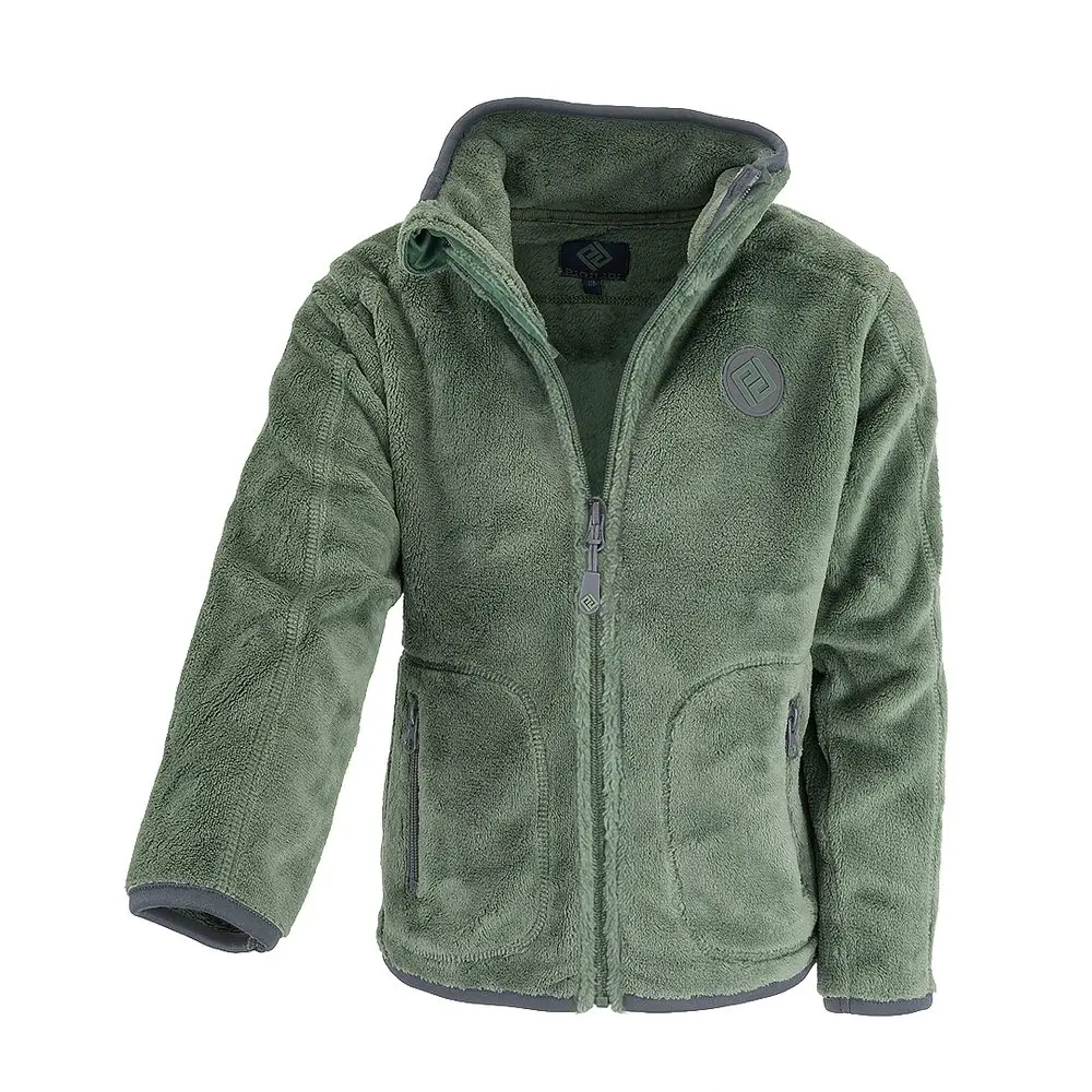 Unisex mikina chlupatá se stojáčkem Pidilidi PD1206-19 zelená -