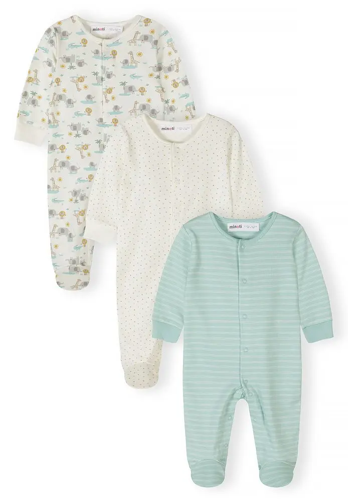 Kojenecký overal 3pack Minoti NOSBABYPACK1