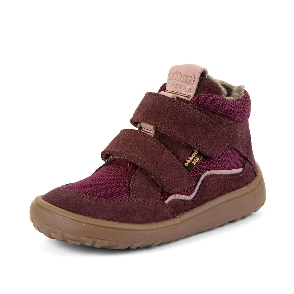 Dívčí zimní barefoot boty TEX WOOL Bordeaux Froddo G3110266-36W - 36