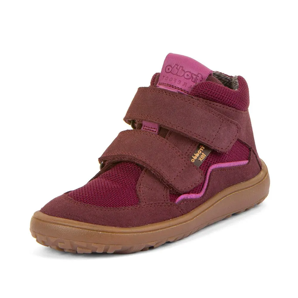 Dívčí barefoot boty TEX AUTUMN Bordeaux Froddo G3110266-7 -