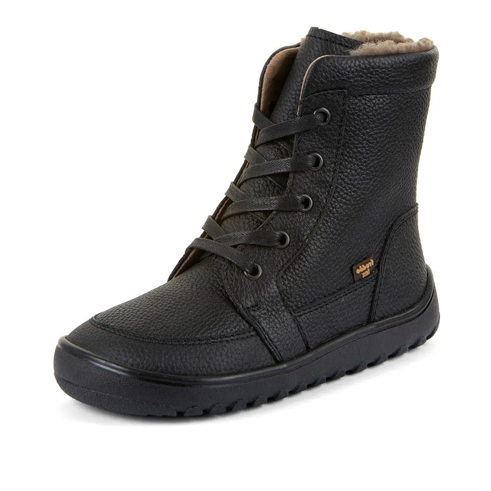 Dětské zimní barefoot boty UP TEX CORE Black Froddo G3160260 -