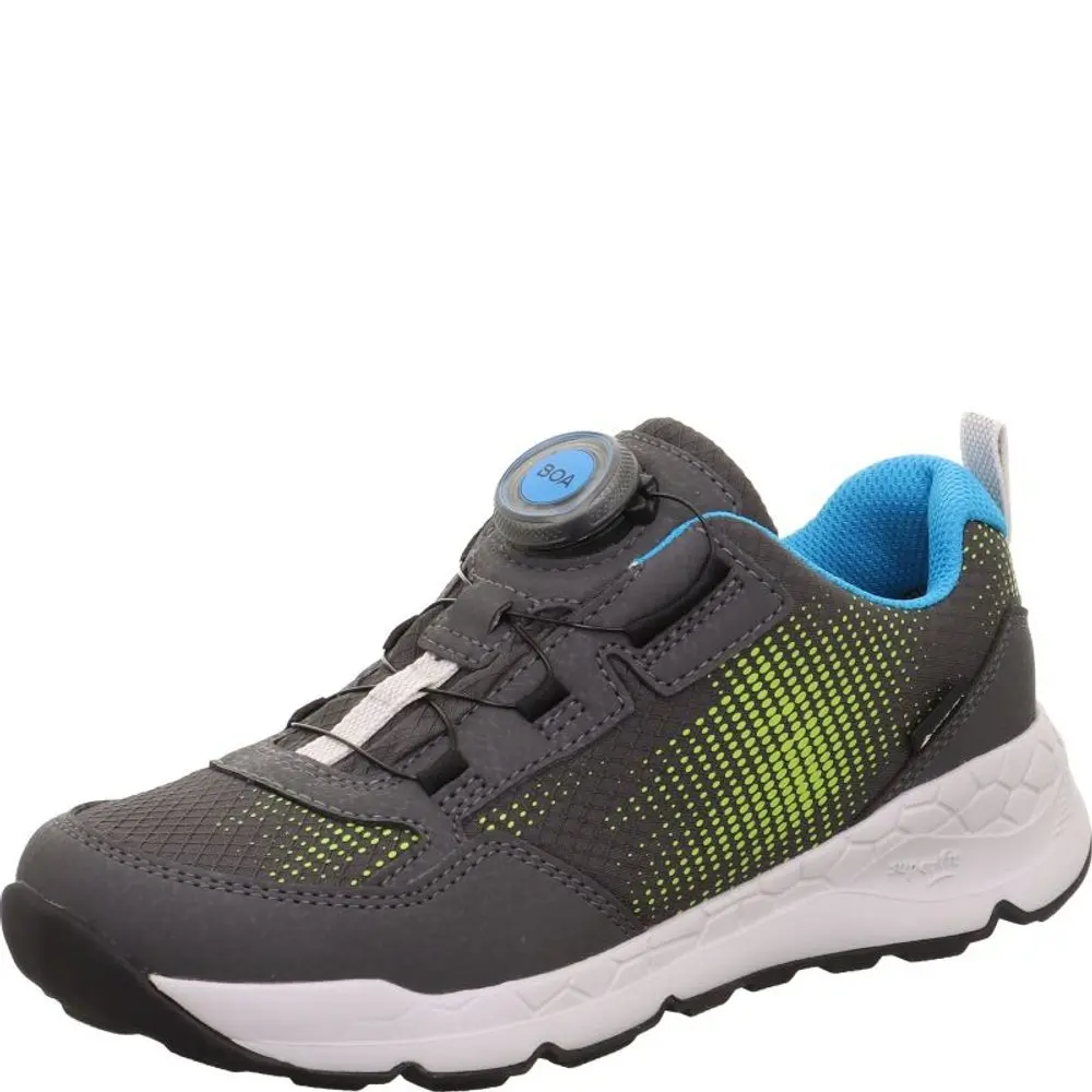 Dětské celoroční boty FREE RIDE Gray/Light Green GTX BOA, Superfit 1-000569-2000 šedá -