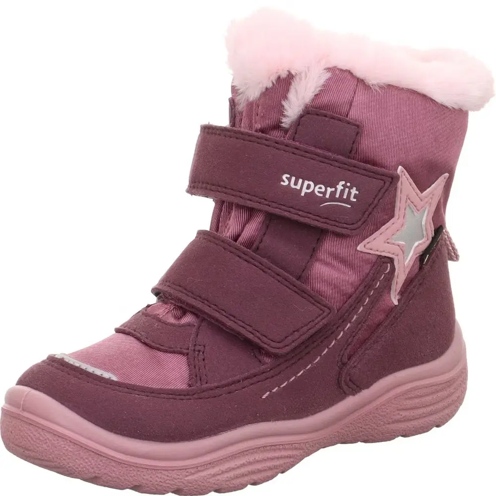 Dívčí zimní boty CRYSTAL Red/Pink GTX Superfit 1-009099-5000 -