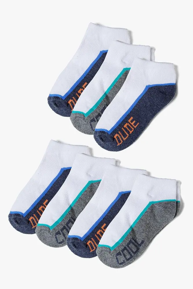 Ponožky chlapecké 7pack, Minoti, 13sock 30, Kluk -