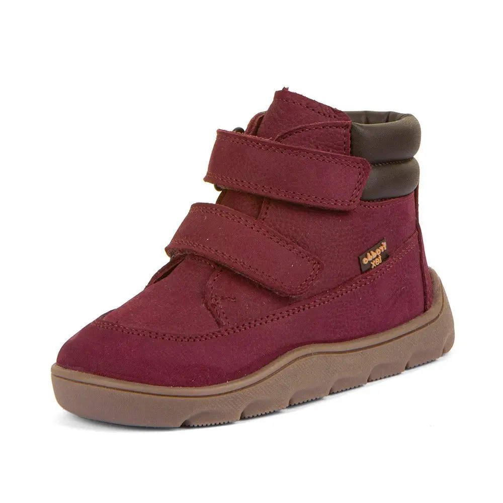 Dětské zimní barefoot boty ZERU TEX BORDEAUX Froddo G2110150-9 -