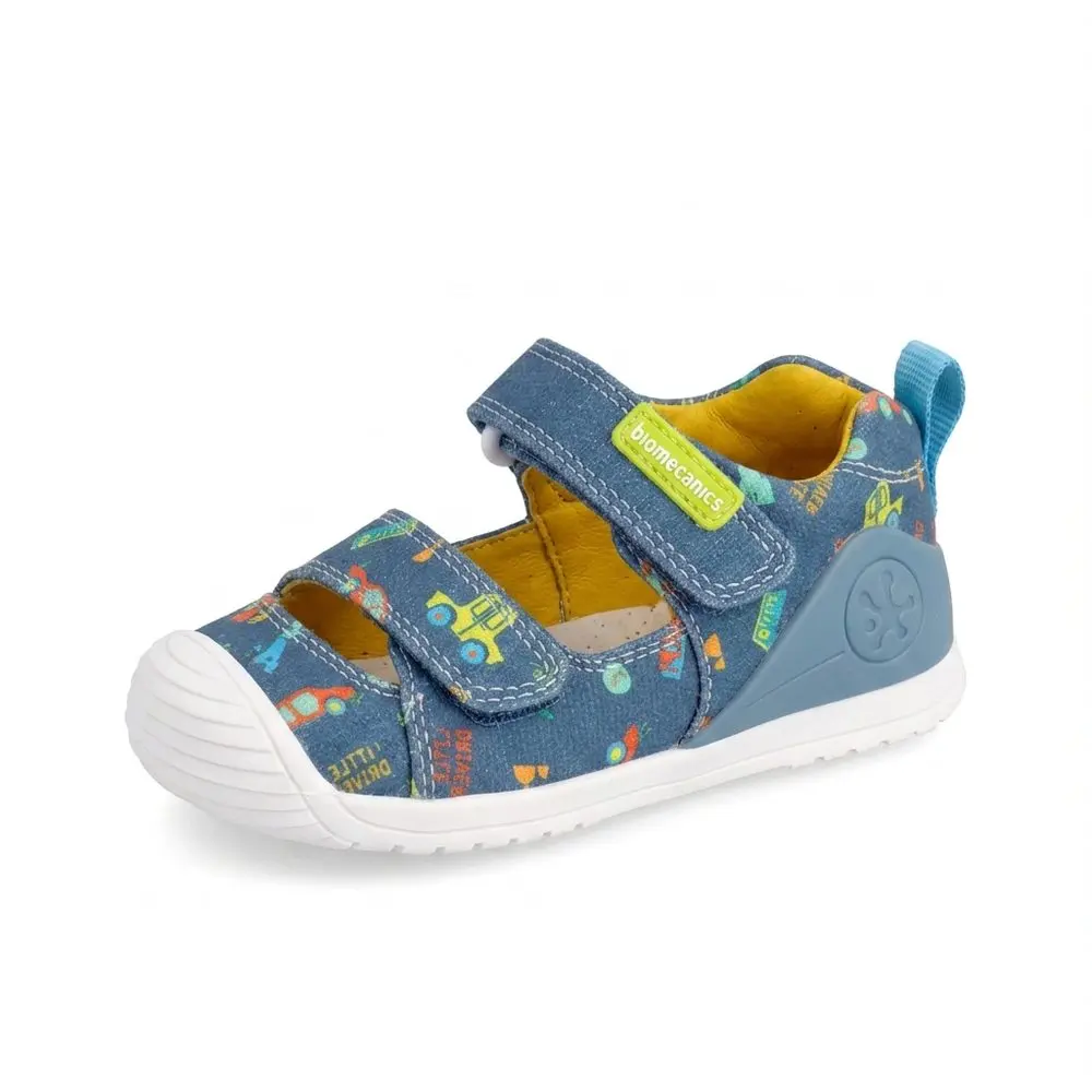 Chlapecké barefoot sandály LONA ESTAMPADA INDIGO Biomecanics 262197-A631 -