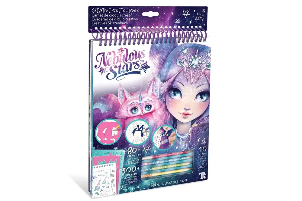 Nebulous stars kreativní sketchbook nebulia