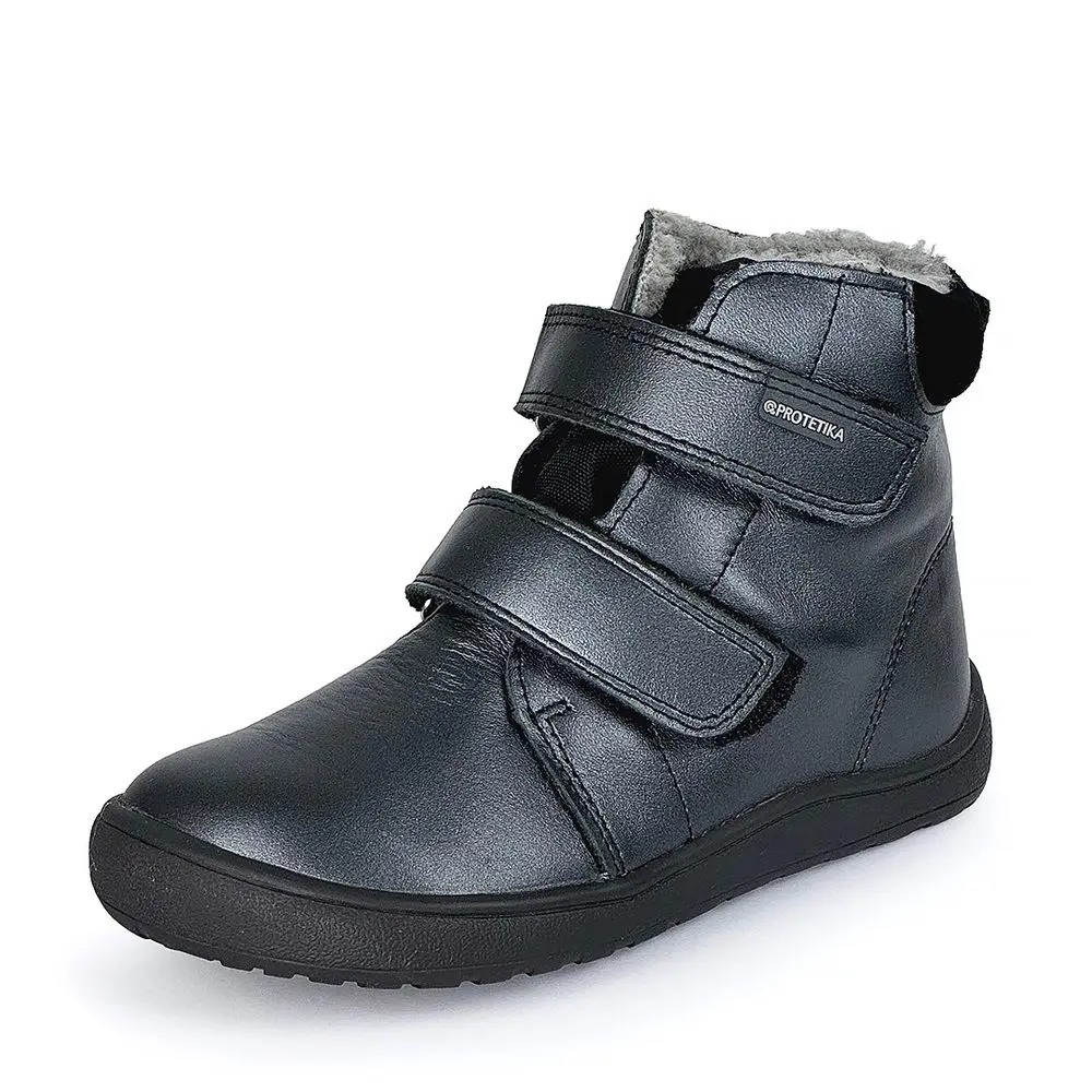Dívčí zimní barefoot boty PRO-tex Protetika - BEKA BLACK -