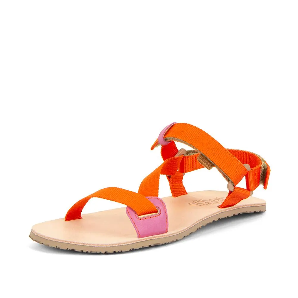 Dívčí barefoot sandály FLEXY STRAPS Orange Froddo G3150284-5 oranžová -