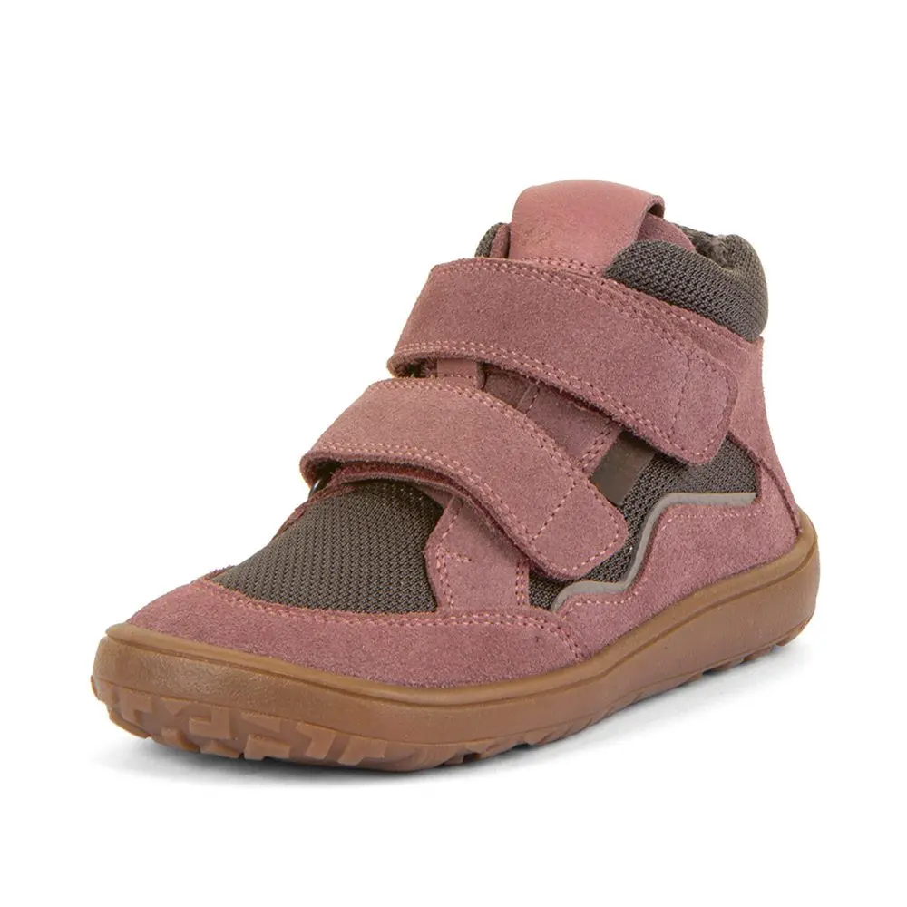 Dívčí zimní barefoot boty TEX WOOL Gray Pink, Froddo, G3110254-6W, růžová -