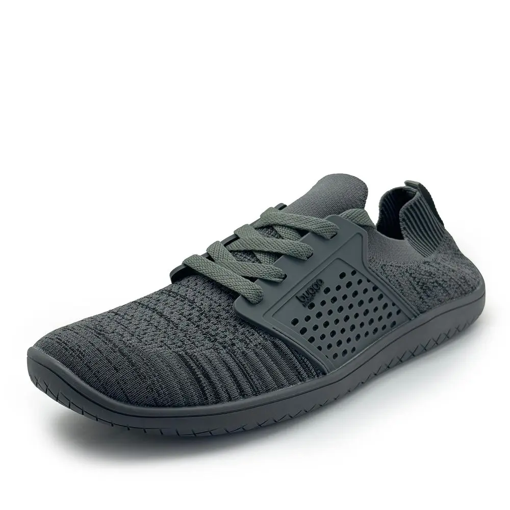 Barefoot textilní tenisky BUGGA BURDY Grey B00193-09