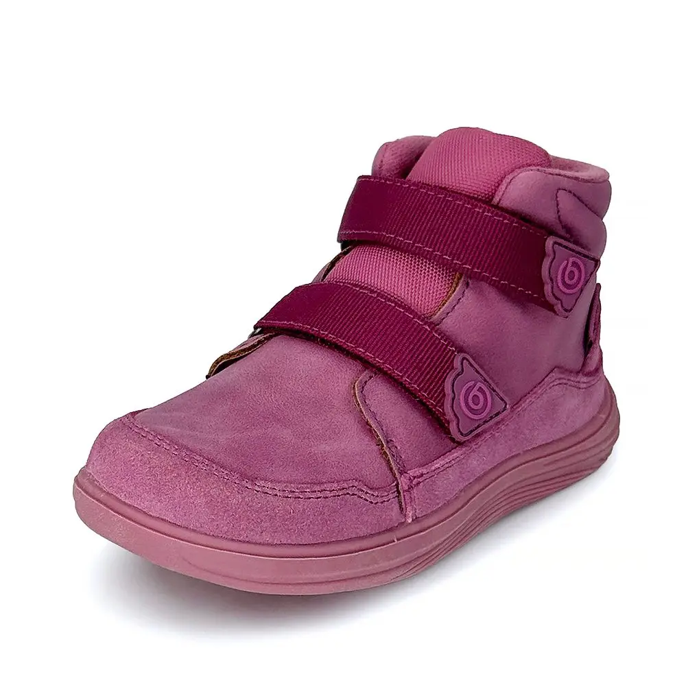 Dívčí celoroční barefoot boty Bugga NUVA Fuchsia B00198-07