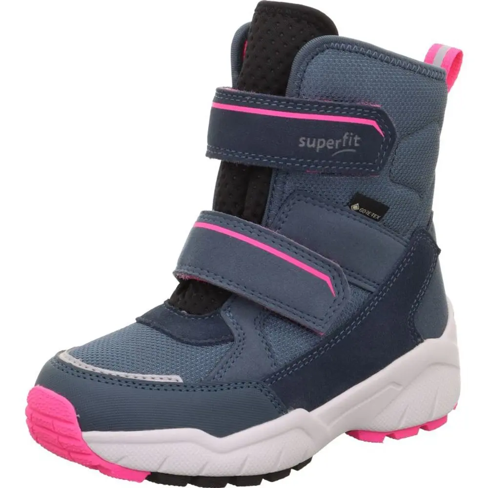 Dívčí sněhule CULUSUK 2.0 Bleu/Pink Gore-Tex, Superfit , 1-009173-8010, modrá -