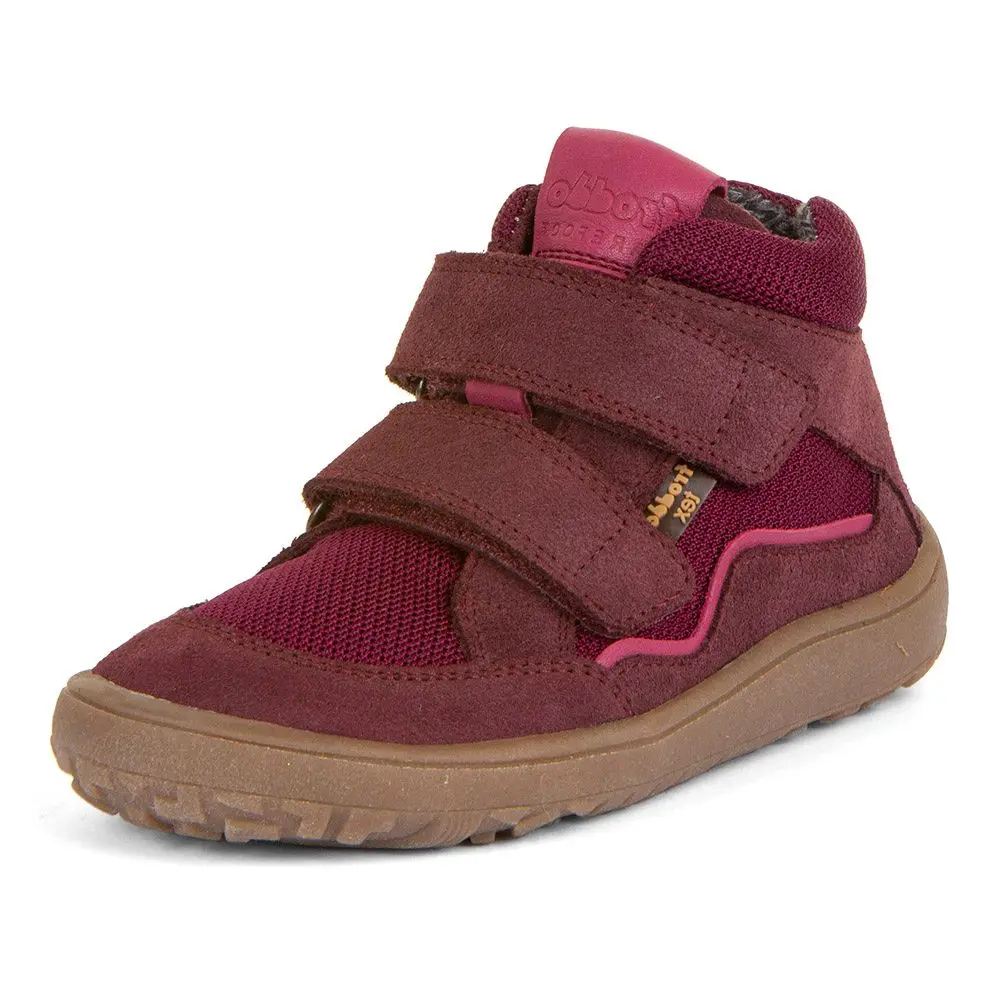 Dívčí barefoot boty TEX AUTUMN  Bordeaux Froddo G3110254-4 červená - 39