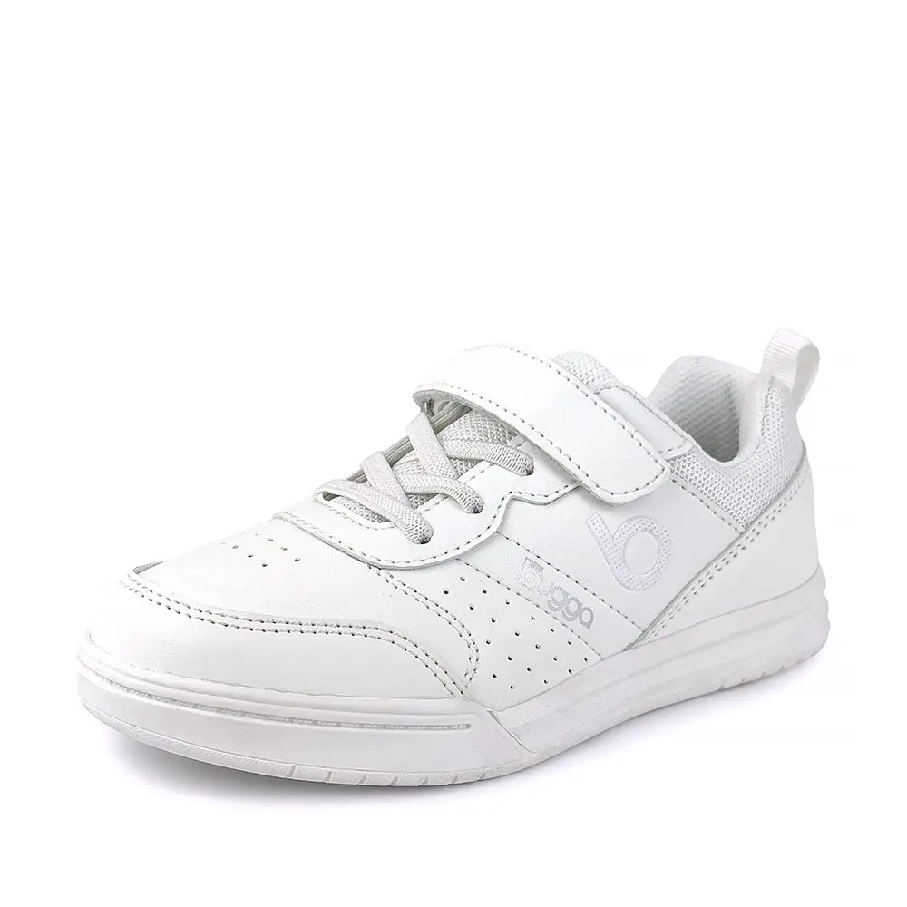 Dětské outdoorové boty na suchý zip Bugga ARIS White B00208-13 -