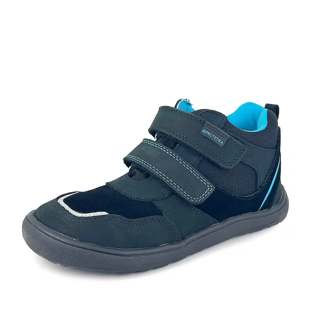 Protetika Dětská BAREFOOT celoroční obuv s membránou - Černé - 32