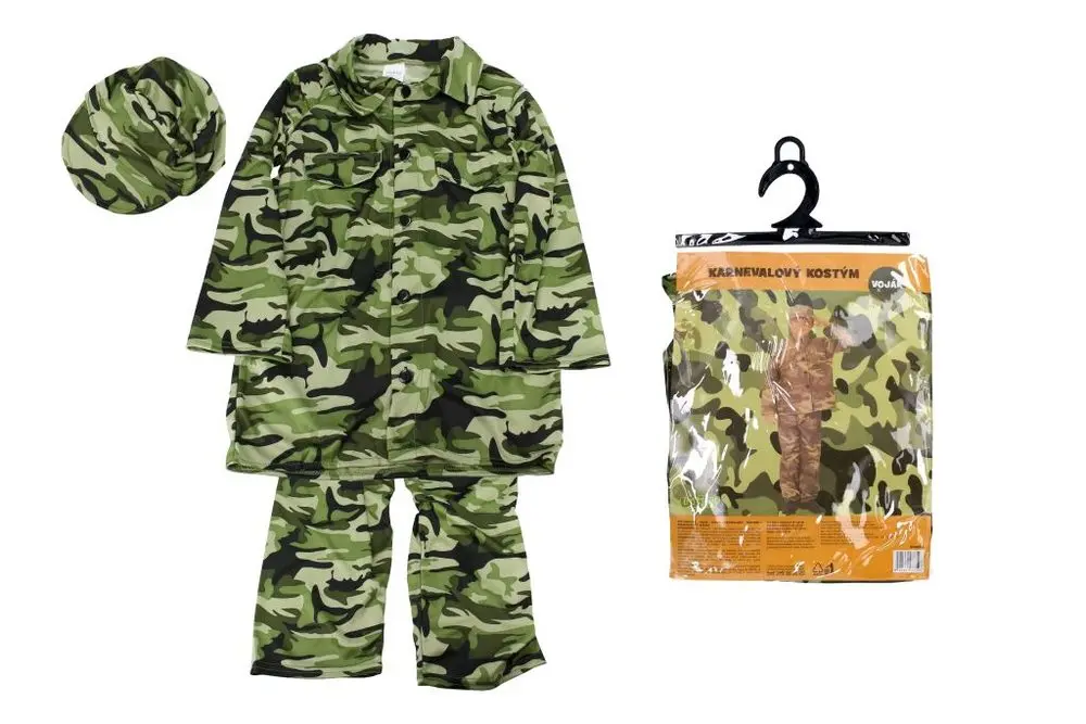 Set karneval voják M 110-120 cm