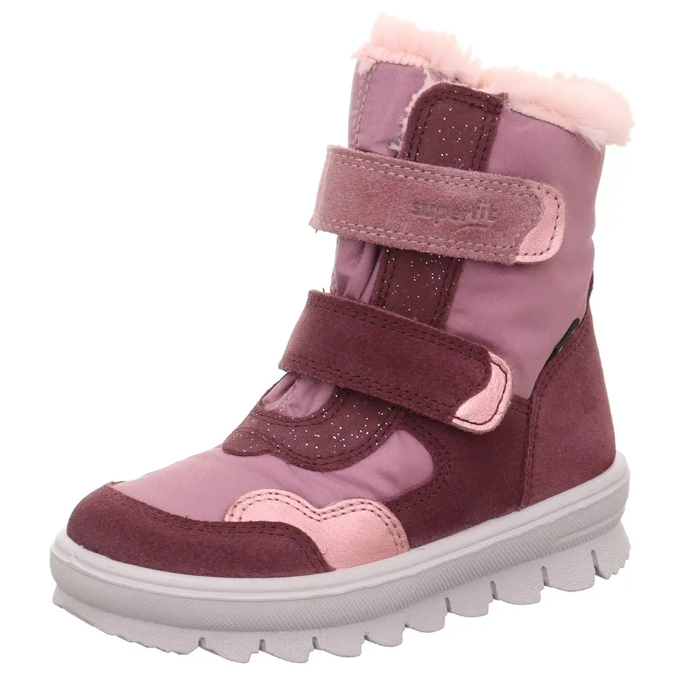 Dívčí zimní boty FLAVIA Red/Pink GTX Superfit 1-000229-5000