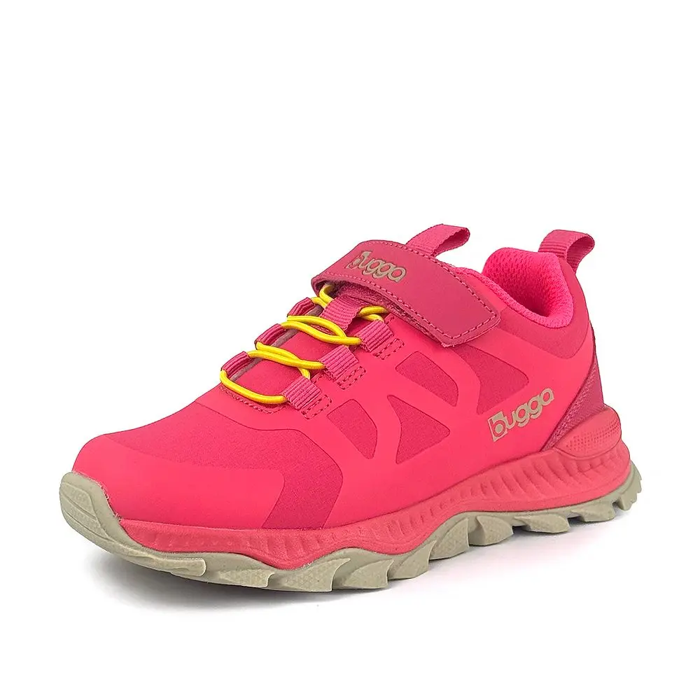 Dívčí outdoorové boty na suchý zip Bugga ORZA Pink B00206-03