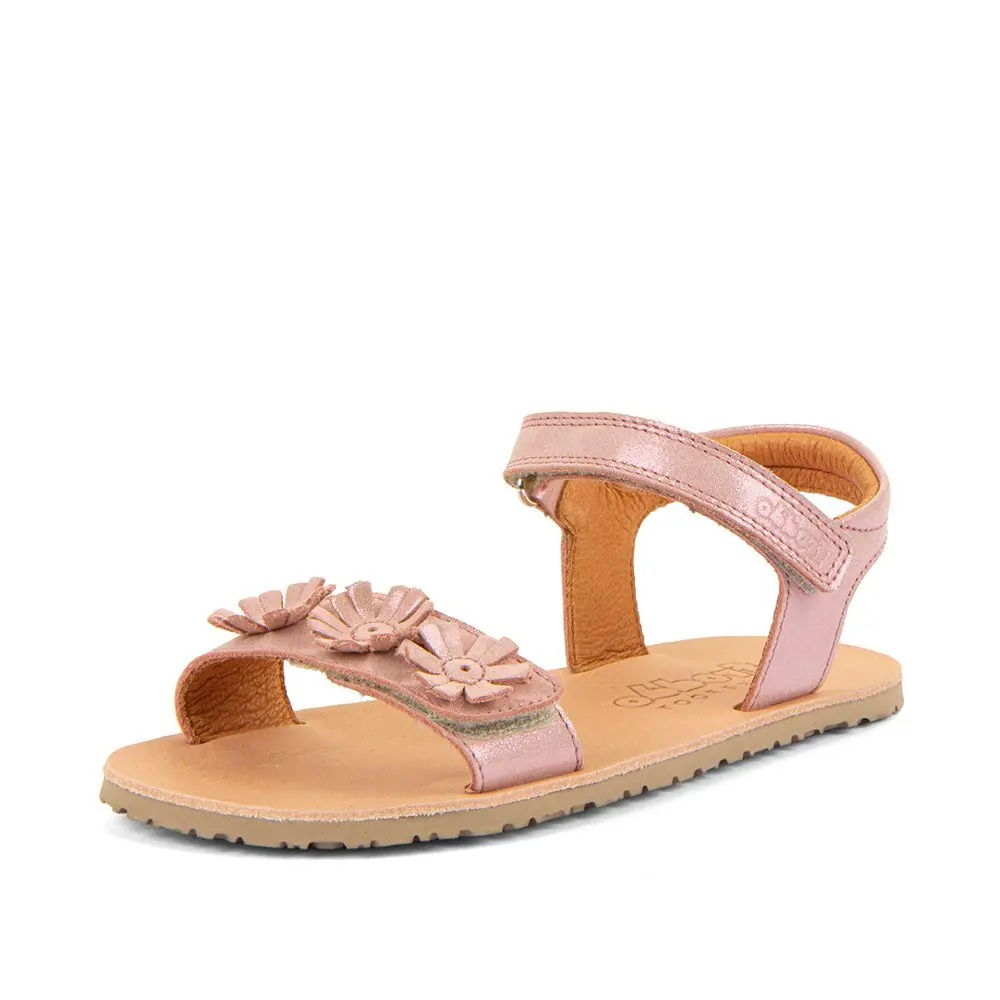 Dívčí barefoot sandály FLEXY FLOWERS Pink Shine Froddo G3150289-1 - 32