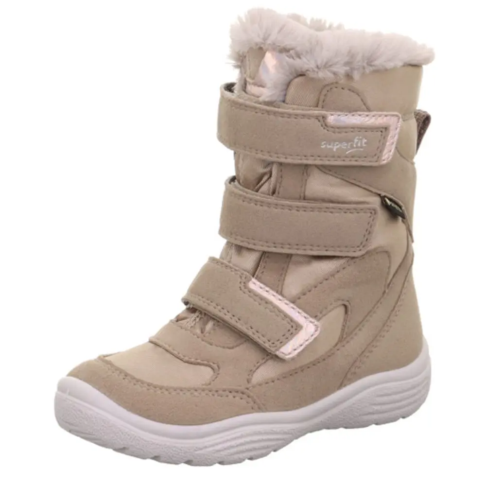 Dívčí zimní boty Superfit CRYSTAL GTX BEIGE 1-009090-4000