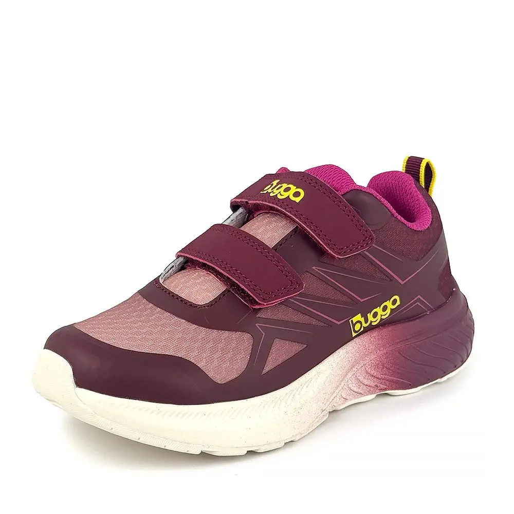 Dívčí outdoorové boty na suchý zip Bugga SOLIS Pink B00204-03