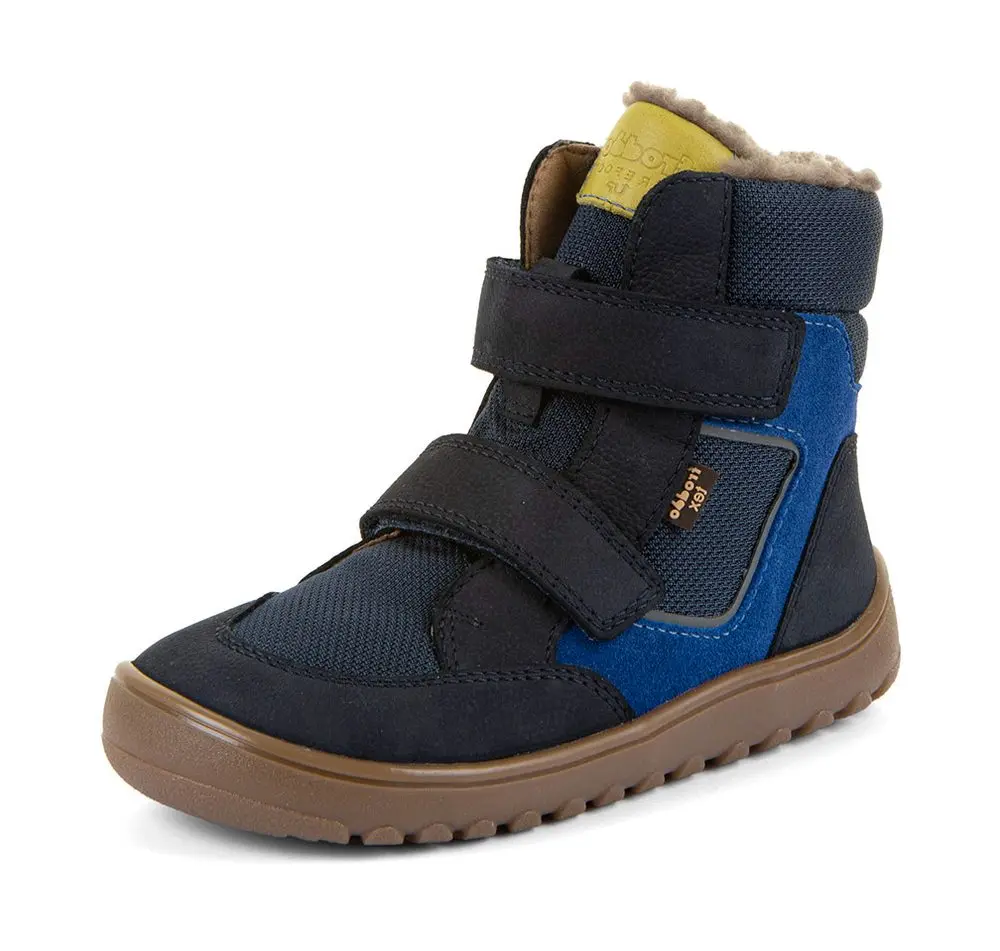 Chlapecké zimní barefoot boty UP HILL WOOL Dark Blue Froddo G3160262 - 37