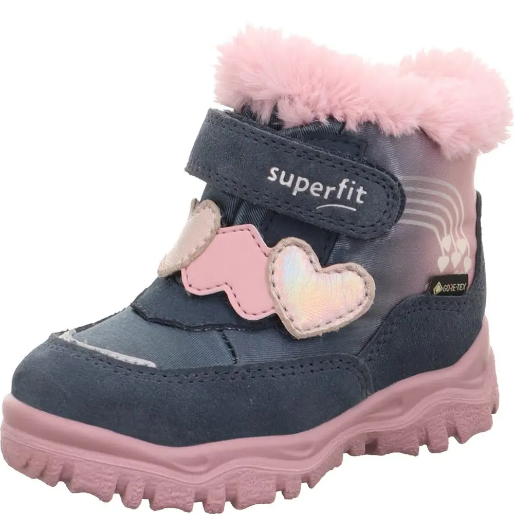 Dívčí zimní boty HUSKY+ Blue/Pink Superfit 1-006061-8000 -