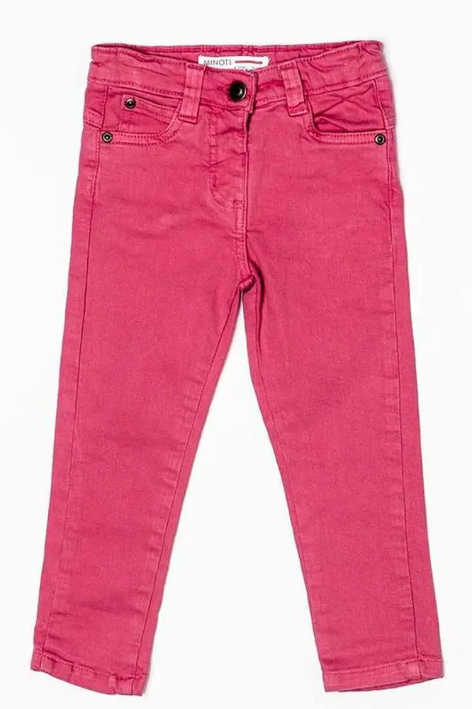 Kalhoty dívčí, Minoti, GLITTER 9, růžová - 68/80 | 6-12m