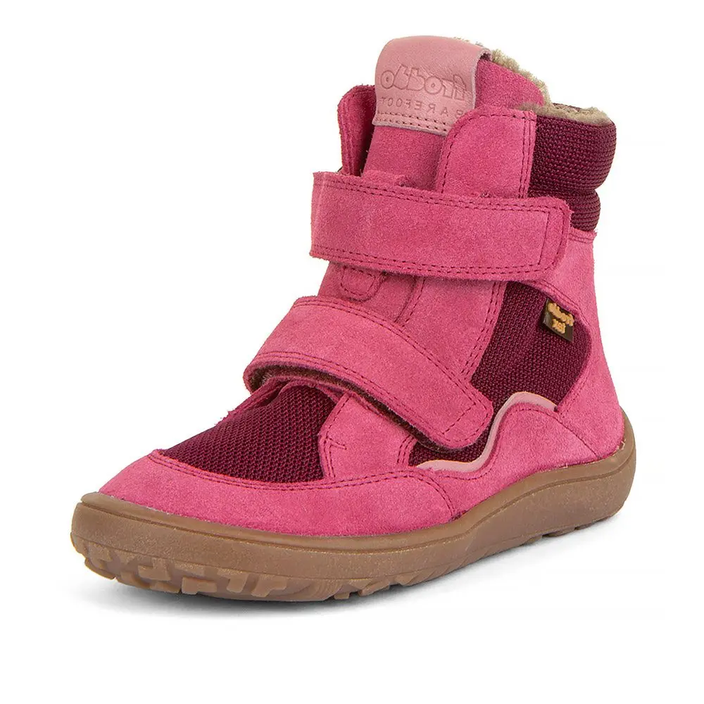 Dívčí zimní barefoot boty TEX WINTER Fuxia, Froddo, G3160233-5, fuxia - 23