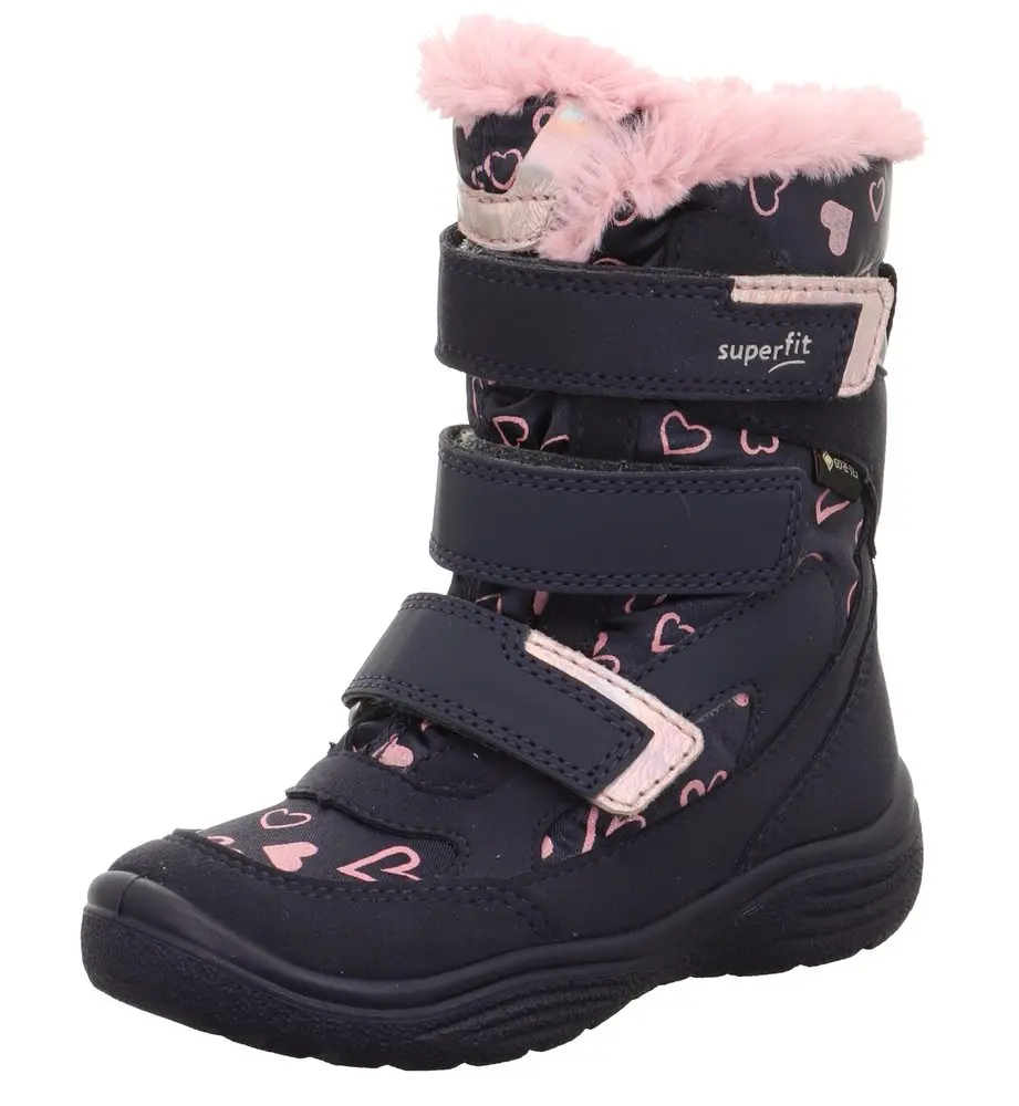Dívčí zimní boty CRYSTAL Blue/Pink Gore-Tex, Superfit,1-009090-8020