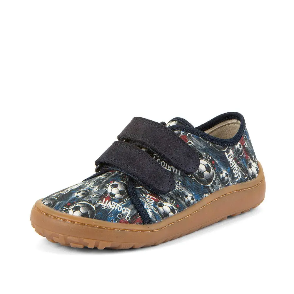 Chlapecké plátěné barefoot tenisky CANVAS BLUE+ Froddo G1700440-29