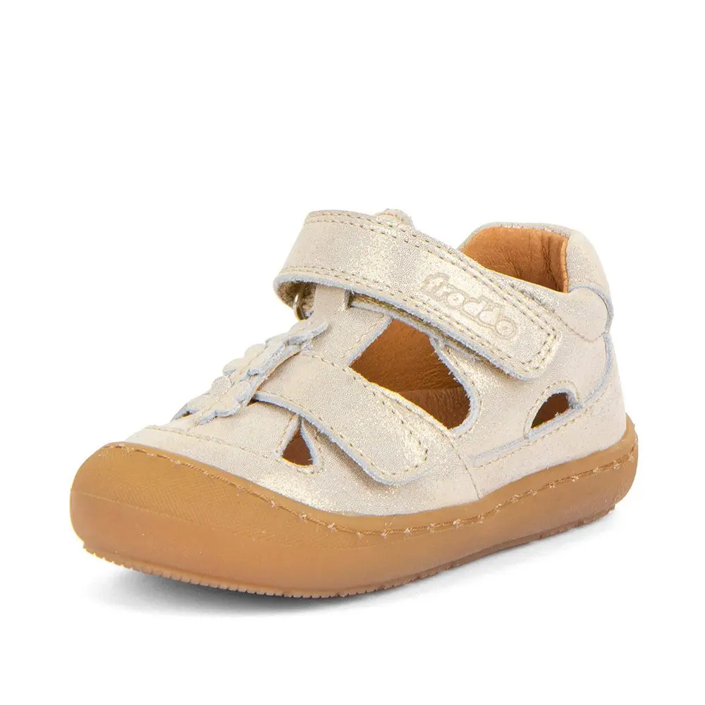 Dívčí sandály OLLIE G Gold Shine Froddo G2150187-1 zlatá -